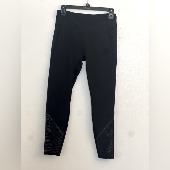 Ivivva Black Leggings with Zipper Detail - Picture 1 of 7